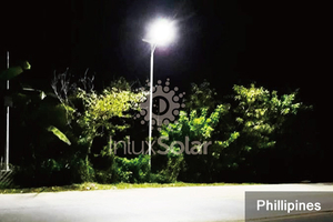 Lampadaires solaires pour petite ville