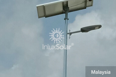 Lampes solaires pour la zone industrielle pétrolière en Malaisie