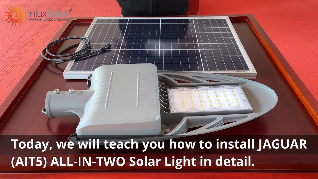 Instructions d'installation de la lampe solaire FALCON (AIT6) ALL-IN-TWO